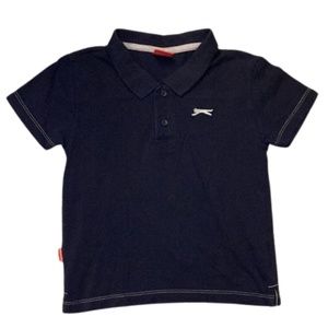 Slazenger polo shirt kids dark blue